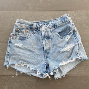 Levi Denim Cutoff Shorts